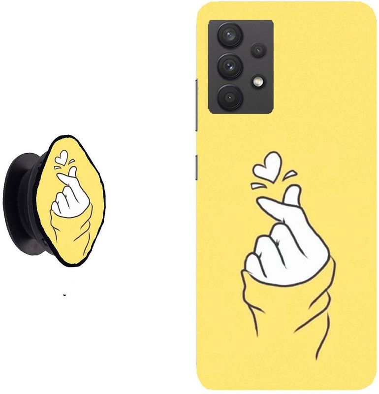 KIZIN Back Cover for Samsung Galaxy M32 5G, Samsung Galaxy A32 5G  (Yellow, White)