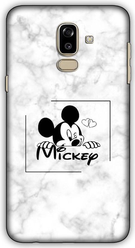 CROKIAN Back Cover for Samsung Galaxy J8 Mickey Back Cover  (Multicolor, Hard Case, Pack of: 1)