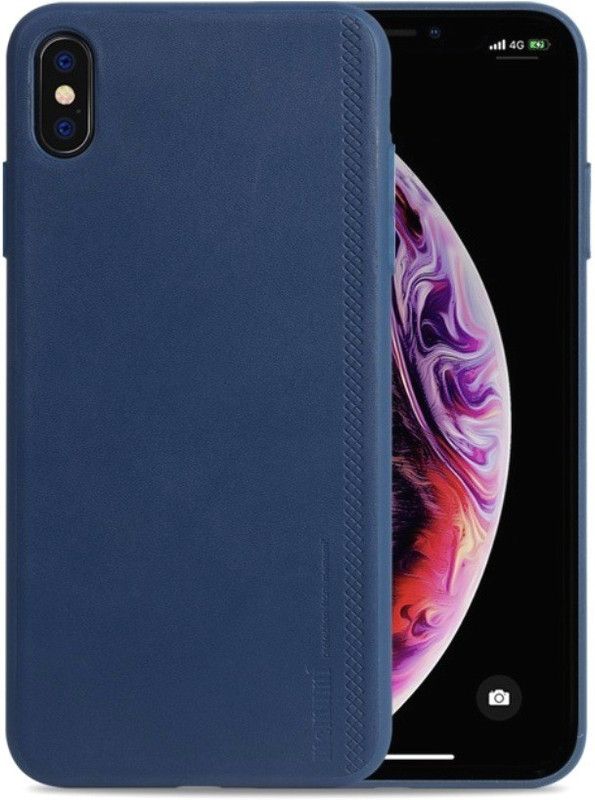 Memumi Back Cover for Apple iPhone XS Max  (Blue, Grip Case)