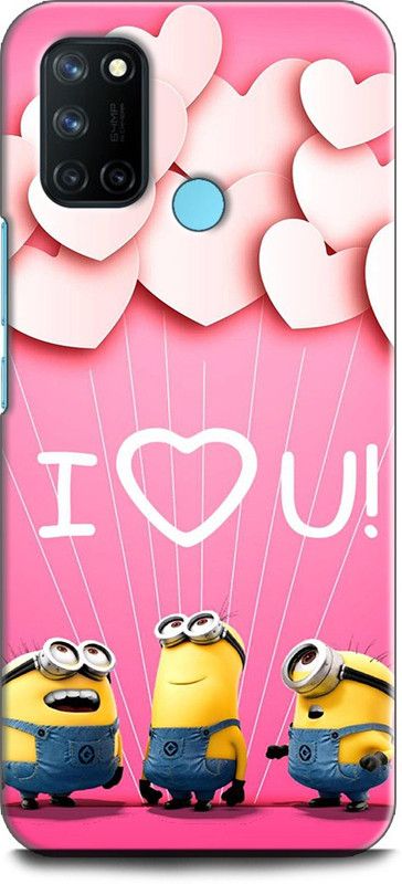 Afterglow Back Cover for Realme 7i MINIONS, CUTE, FUNNY, CARTOON, MINIONS CUTE, CUTE  (Multicolor, Shock Proof, Pack of: 1)