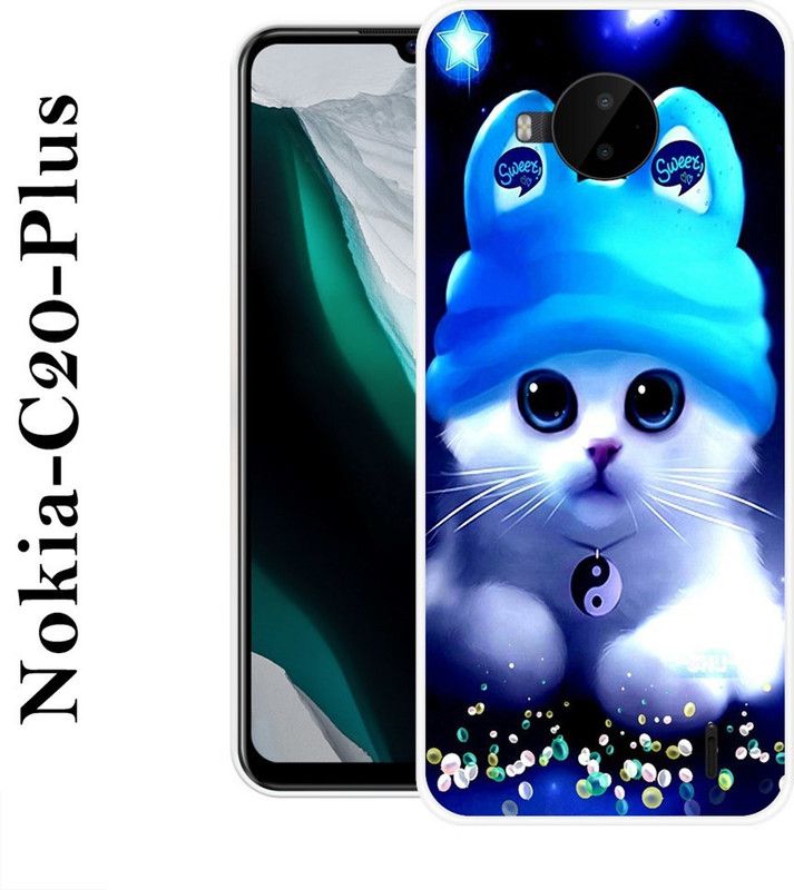REDFLY Back Cover for Nokia C20 Plus  (Multicolor, Grip Case, Silicon)