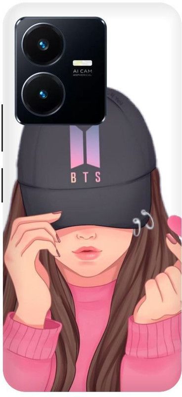 URCHIN Back Cover for Vivo Y22 BTS-BTS-Logo-BTS-Army-Bangtan-Kpop-204105  (Multicolor, Shock Proof, Pack of: 1)