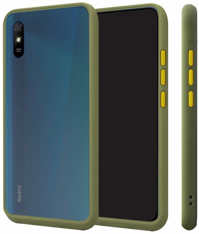 KANDIX Back Cover for REDMI 9A  (Green, Silicon)