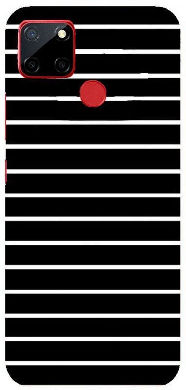 Hello case Back Cover for Realme C12, Realme Narzo 20, Realme Narzo 30A, Realme C25, Realme C25S  (Black, White, Hard Case)