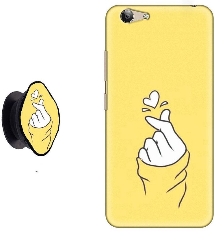My Swag Back Cover for VIVO Y66  (Yellow, White, Pack of: 1)