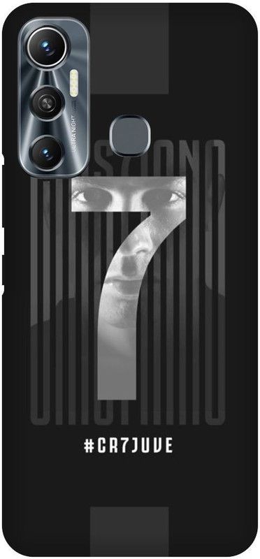 FIKORA Back Cover for Infinix Hot 11, X662, CRISTIANO, RONALDO, CR7, REAL, MEDRID  (Grey, Hard Case, Pack of: 1)