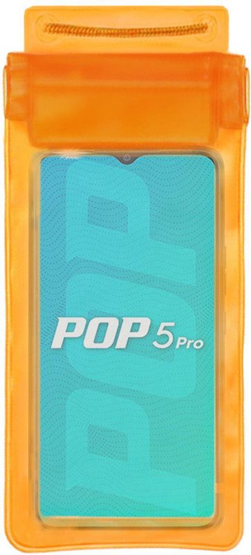 ACM Pouch for Tecno Pop 5 Pro  (Orange, Pack of: 1)