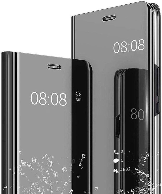 Elica Flip Cover for Xiaomi Note 10  (Black, Grip Case, Pack of: 1)