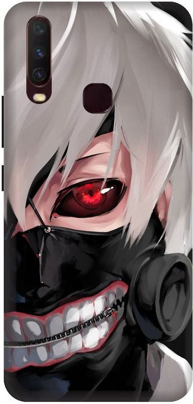 URCHIN Back Cover for vivoY12 Tokyo Ghoul, Keneki, Anime, Ghoul, Superpower, Heros, Skull, Dark  (Multicolor, Shock Proof, Pack of: 1)