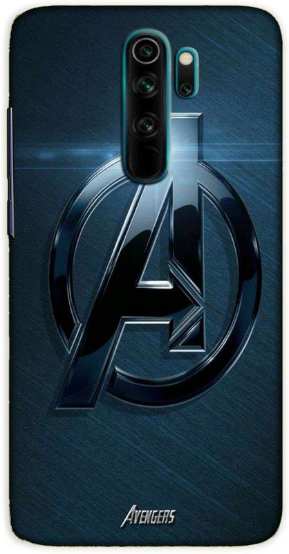 iprinto Back Cover for Mi Redmi Note 8 Pro logo Back Cover  (Blue, Hard Case)