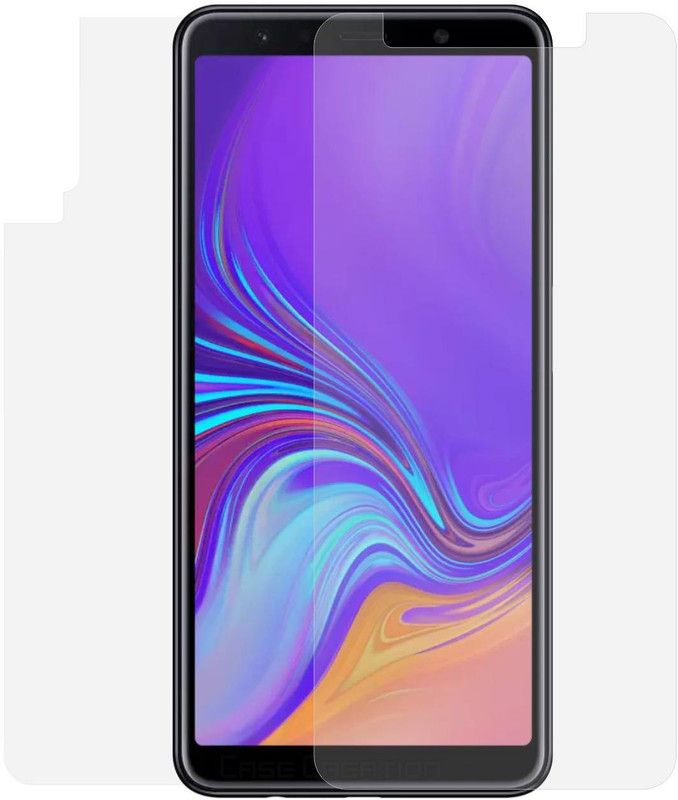 CASE CREATION Front and Back Screen Guard for Samsung A7 2018  (Pack of 2)