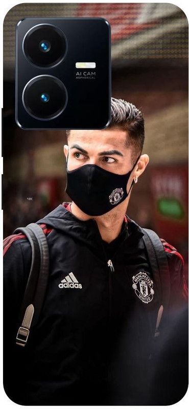 URCHIN Back Cover for Vivo Y22S Ronaldo-Football-Sport-Cristiano-Ronaldo-343244  (Multicolor, Shock Proof, Pack of: 1)
