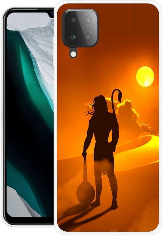 BLUEZAP Back Cover for Samsung Galaxy M32  (Orange, Yellow, Grip Case, Silicon, Pack of: 1)