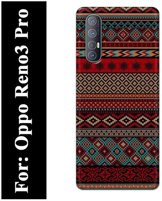 Majestic Back Cover for Oppo Reno3 Pro  (Multicolor, Hard Case)