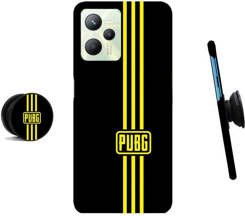 HELLO CASE Back Cover for Realme C35,Realme Narzo 50A Prime  (Black, Yellow)