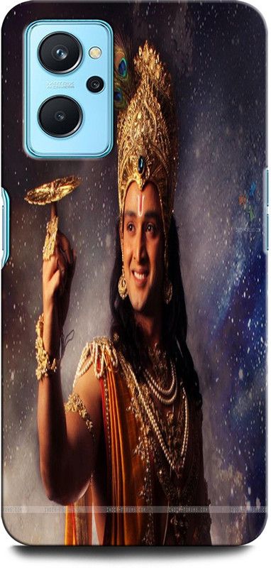 ORBIQE Back Cover for OPPO A96 KRISHNA GOD, KRISHNA KANHIYA, FLUTE, SUDARSHANA CHAKRA  (Multicolor, Hard Case, Pack of: 1)