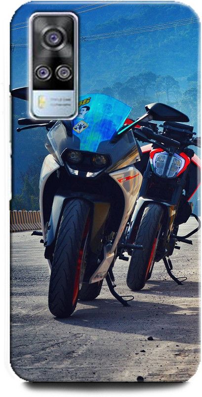 Afterglow Back Cover for Vivo Y51A KTM, KTM BIKE, SUPERBIKE, BIKE LOVER, DUKE, KTM RC200  (Multicolor, Shock Proof, Pack of: 1)