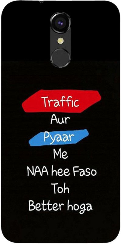 METOO Back Cover for Lava Z70, Text,Shayari, Funny Quote Designer Printed Back Cover, Print : 58  (Multicolor, Dual Protection, Silicon, Pack of: 1)