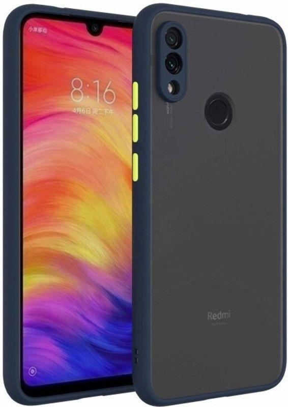 ALONZO Front & Back Case for Mi Redmi Note 7 Pro  (Blue, Camera Bump Protector, Pack of: 1)