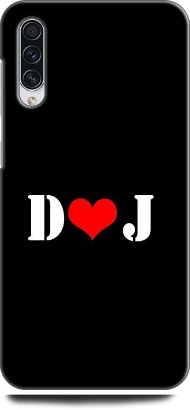 Afterglow Back Cover for SAMSUNG Galaxy A70 D J, D LOVES J, NAME, LETTER, ALPHABET, DJ LOVE, HART  (Multicolor, Shock Proof, Pack of: 1)