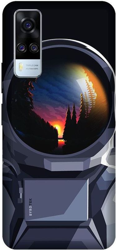 URCHIN Back Cover for Vivo Y51A astronaut, space, galaxy, dark  (Multicolor, Shock Proof, Pack of: 1)