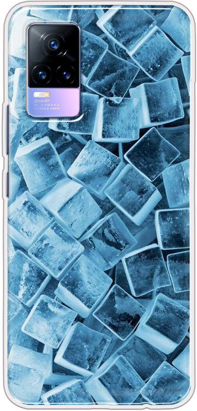 Oye Stuff Back Cover for Vivo Y73  (Blue, Grip Case, Silicon, Pack of: 1)