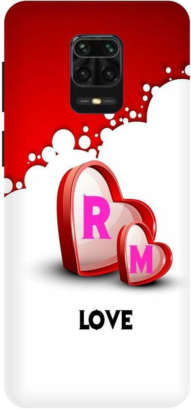 THESTONEWELL Back Cover for Redmi Note9pro r letter r alphabet r word r name cases cover  (Multicolor, Shock Proof, Pack of: 1)