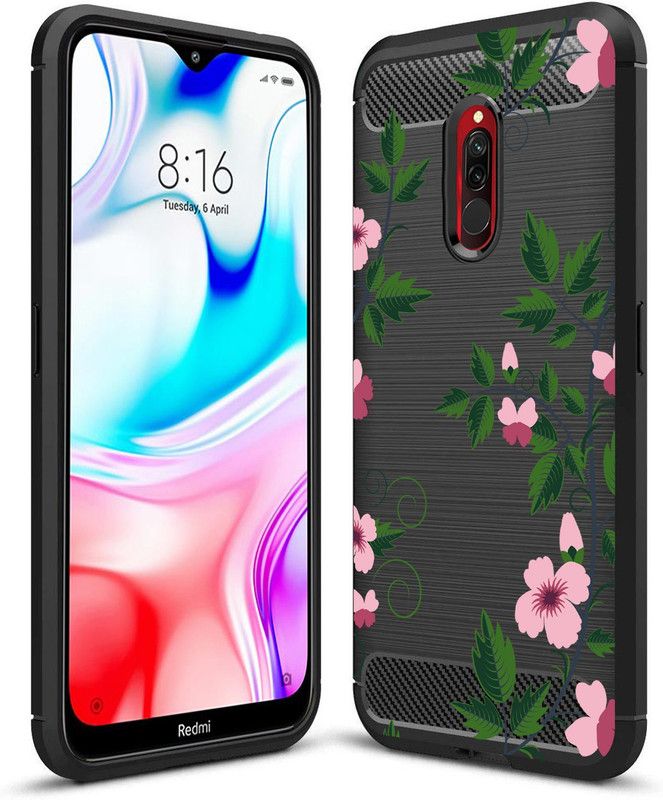 Fashionury Back Cover for Mi Redmi 8  (Multicolor, Shock Proof)