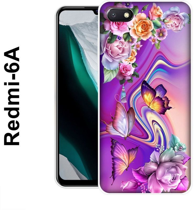 INDIALAND Back Cover for Redmi 6A  (Multicolor, Silicon)