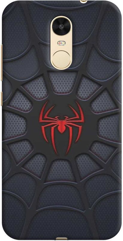 NICPIC Back Cover for Mi Redmi Note 4  (Black, 3D Case, Pack of: 1)