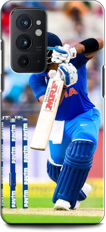 INDICRAFT Back Cover for OnePlus 9RT 5G VIRAT KOHLI, CRICKET, CAPTAIN, SPORTS  (Multicolor, Shock Proof, Pack of: 1)