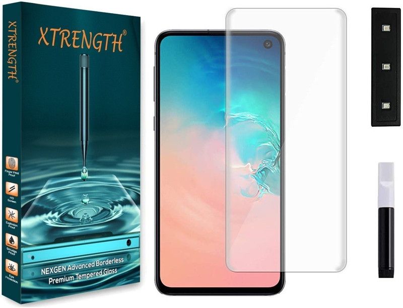 XTRENGTH Edge To Edge Screen Guard for Samsung Galaxy S10  (Pack of 1)