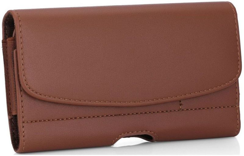 Shock Proof Pouch for Motorola One Zoom  (Brown, Holster, Pack of: 1)