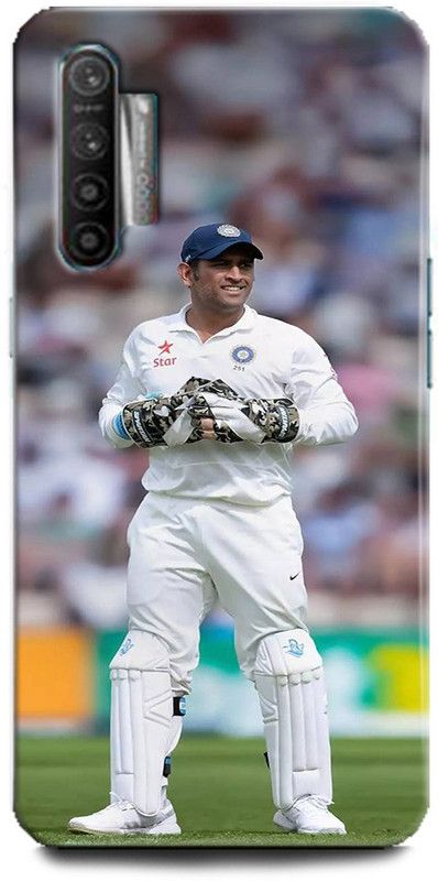 Afterglow Back Cover for Realme X2 MS DHONI, CRICKET, DHONI, MSD, INDIAN KHILADI, KHILADI  (Multicolor, Shock Proof, Pack of: 1)