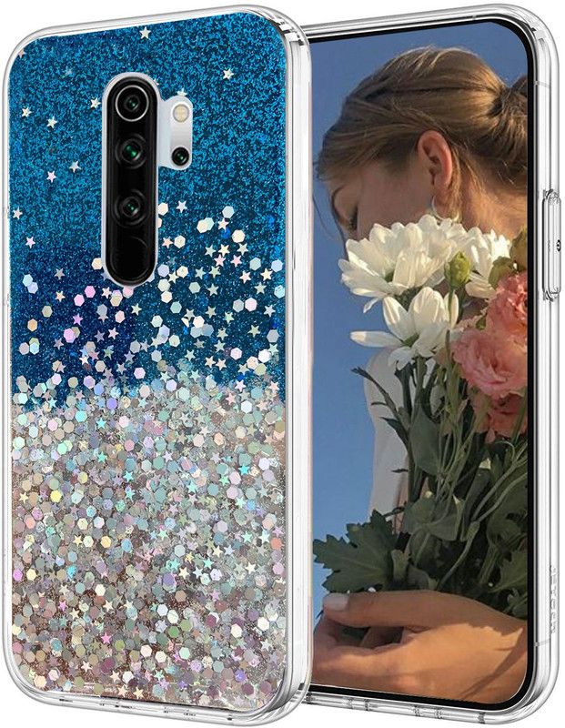 KC Back Cover for Mi Redmi Note 8 Pro  (Blue, Shock Proof, Silicon, Pack of: 1)