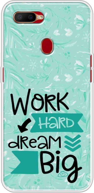 RM Style Back Cover for Oppo A5S  (Green, Black, Silicon)