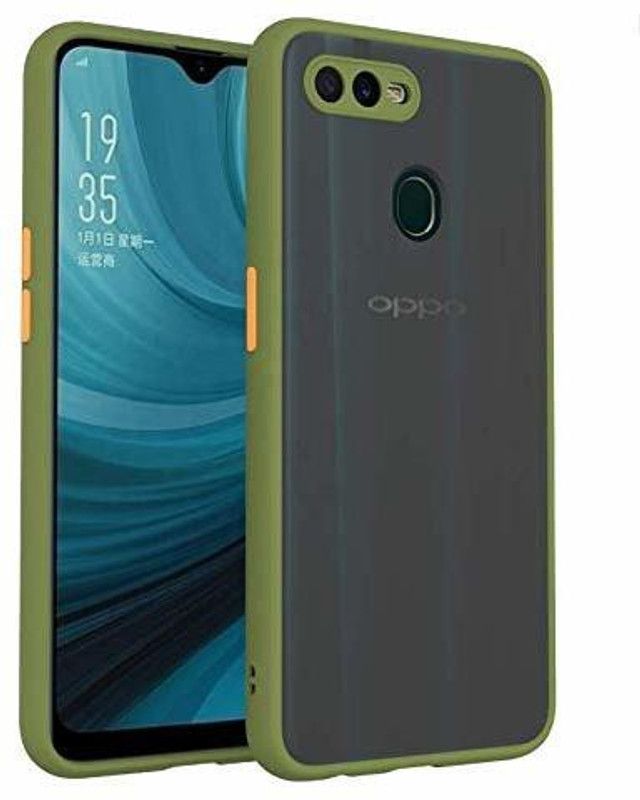 Mobyro Back Cover for Redmi Mi 5 Transparent Hybrid Smoke Case Cover  (Green, Pack of: 1)