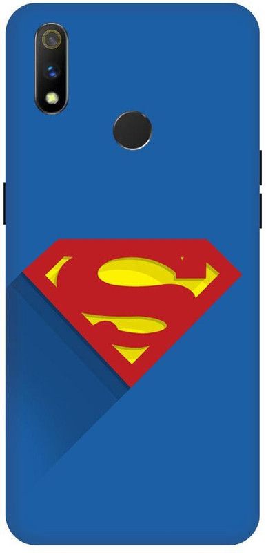 URCHIN Back Cover for Realme 3 Superman, Superman Logo, Superhero, DC comic, Movie, Comic  (Multicolor, Shock Proof, Pack of: 1)
