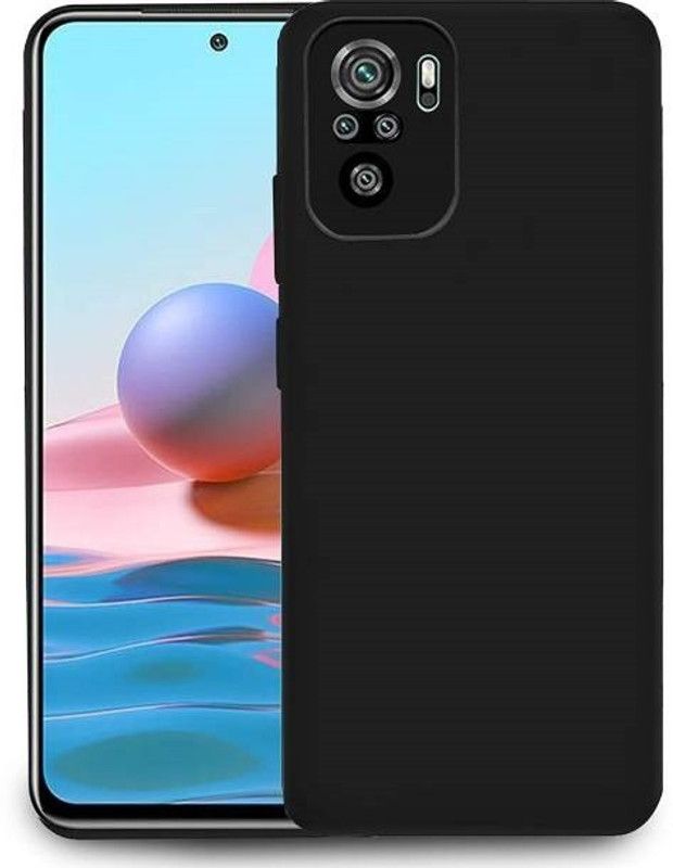 NIKICOVER Pouch for Redmi Note 10 Pro Max, Mi Redmi Note 10 Pro Max, Xiaomi Mi Redmi Note 10 Pro Max  (Black, Flexible, Pack of: 1)