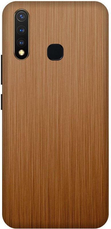 SSMORYA Back Cover for Vivo Y19 Wood Design Printed Back Cover  (Multicolor, Waterproof, Pack of: 1)