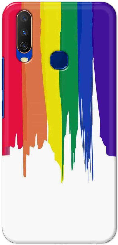 NDCOM Back Cover for Vivo Y15  (Multicolor, Hard Case, Pack of: 1)