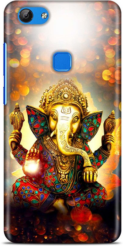 Sankee Back Cover for VIVO 1718  (Yellow, Hard Case)