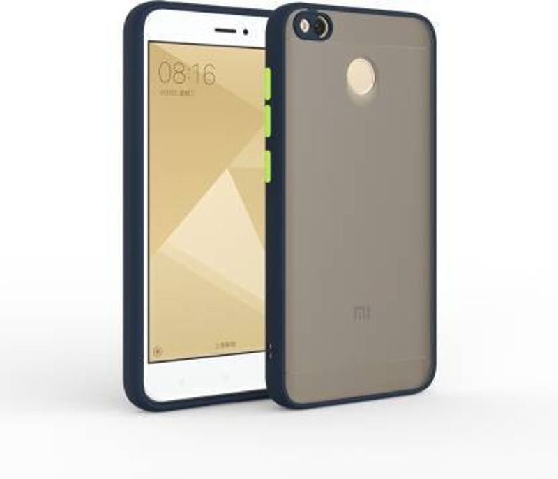 Bluei Back Cover for MI 4X  (Blue, Shock Proof, Silicon)