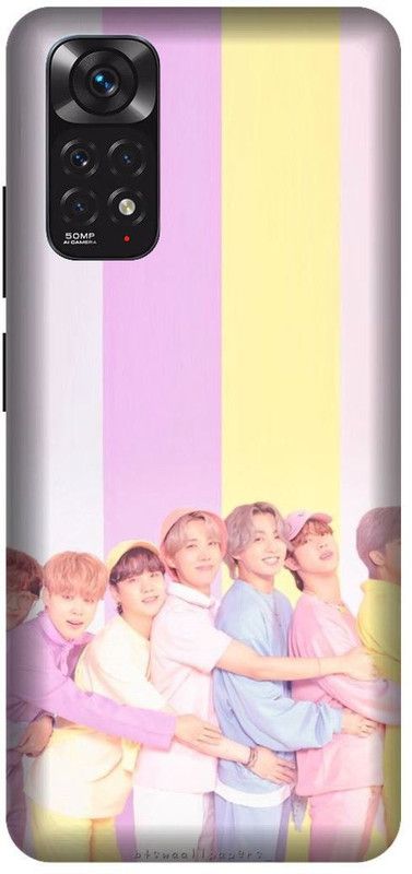 VS PRINT LINK Back Cover for Redmi Note 11 , 2201117TI ,BTS, bts, BTS army, BTS Love, bts singers Printed  (Multicolor, Hard Case, Pack of: 1)