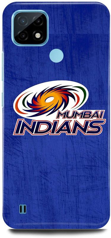 FRONK Back Cover for Realme C21, RMX3201, MUMBAI, INDIANS, IPL, TEAM, LOGO  (Blue, Hard Case, Pack of: 1)