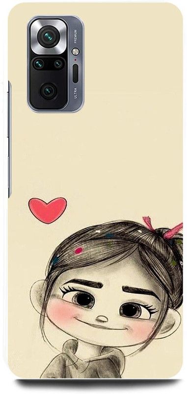 FRONK Back Cover for REDMI Note 10 Pro Max, GIRL, CUTE, GIRL, LOVELY, GIRL, ANIME, LOVE  (Beige, Hard Case, Pack of: 1)