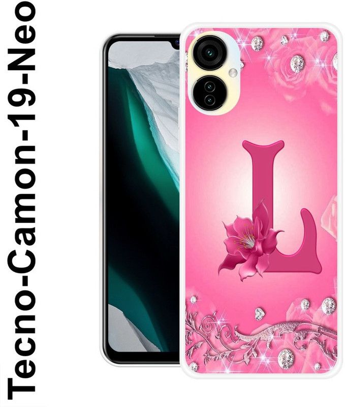INDIALAND Back Cover for Tecno Camon 19 Neo  (Pink, Silicon)