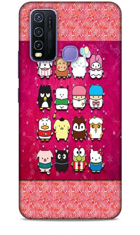 Keviv Back Cover for Vivo Y50, Vivo Y30  (Pink, Hard Case)