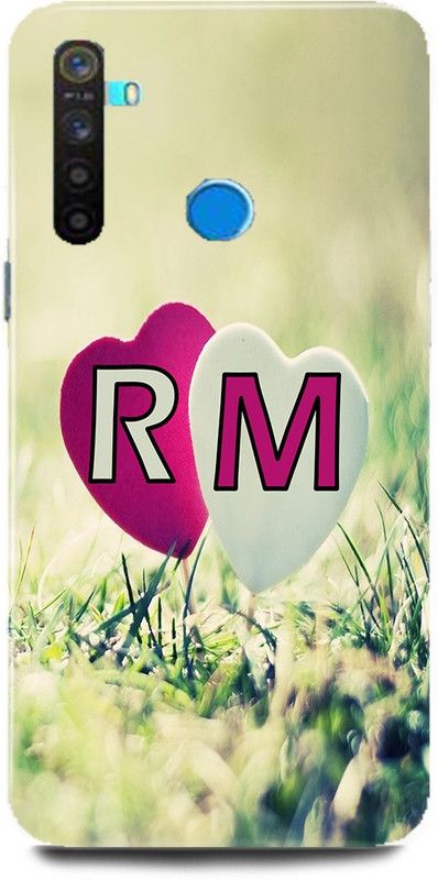 MP ARIES MOBILE COVER Back Cover for Realme 5i/RMX2030,R Loves M Name,R Name, M Letter, Alphabet,R Love M NAME  (Multicolor, Hard Case, Pack of: 1)