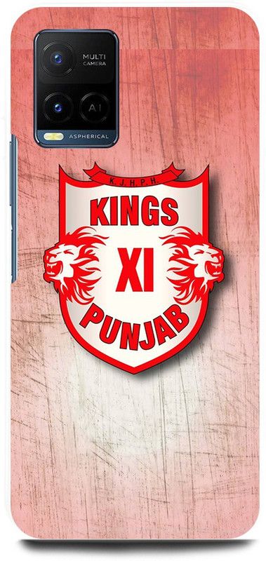play fast Back Cover for Vivo Y33T, V2146 KINGS, 11, ELEVEN, PUNJAB, IPL, TEAM, LOGO  (Red, Hard Case, Pack of: 1)